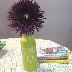 Rae Dunn Green Ceramic Vase